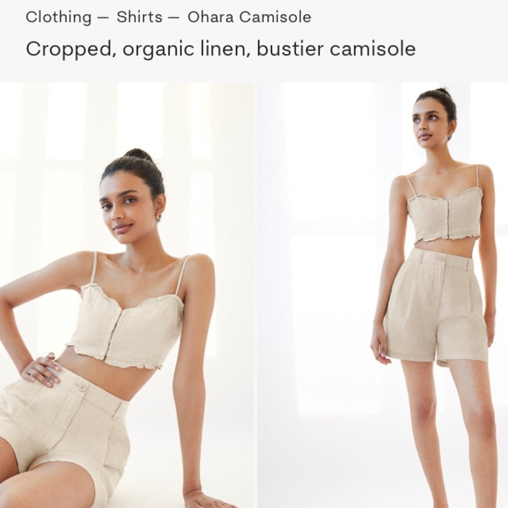 Aritzia Wilfred ohara crop top size xxs nwot